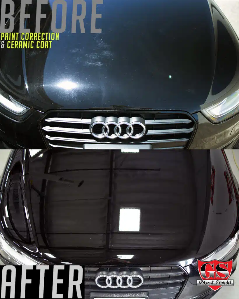 Before and After Ceramic Coat Thousand Oaks Calabasas Westlake Village