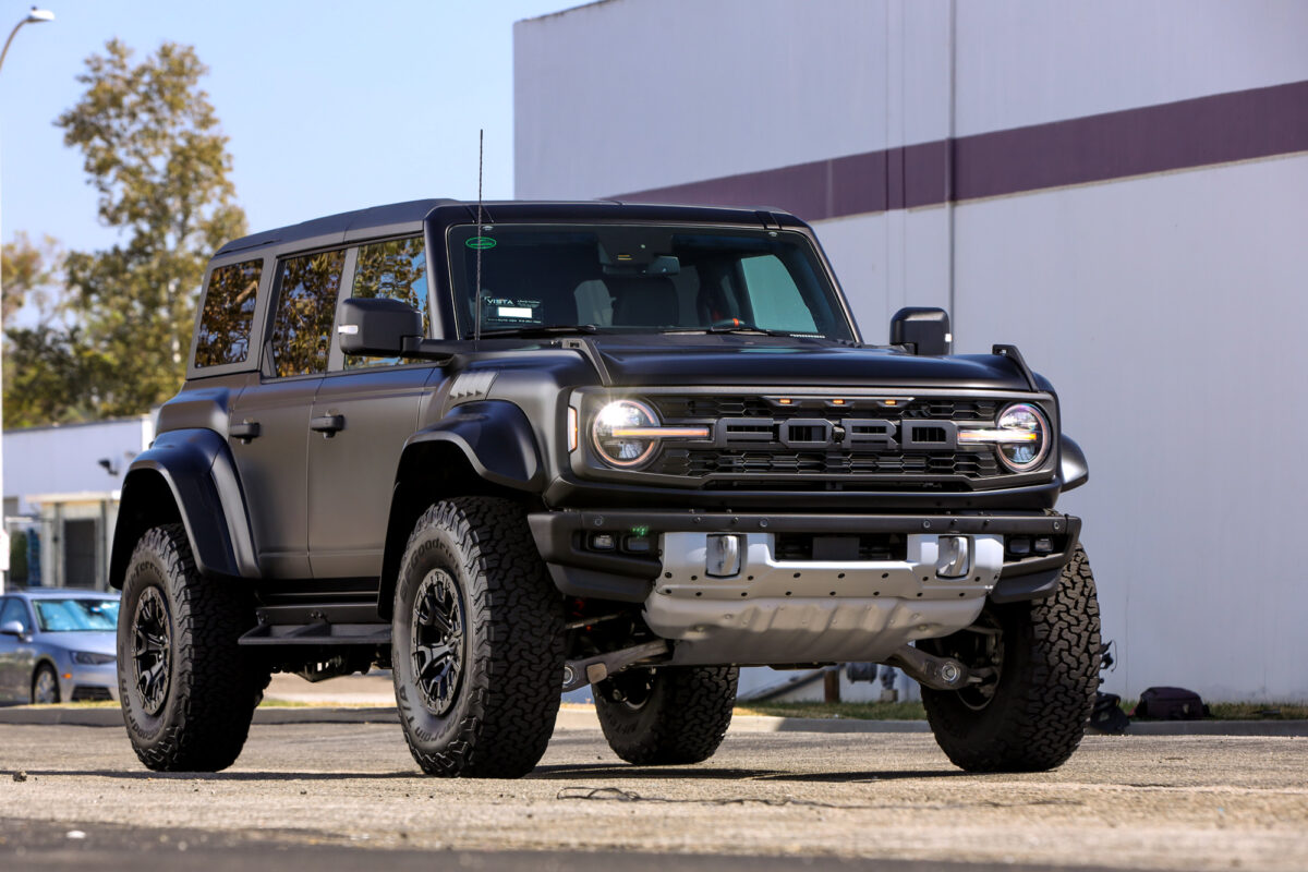 Ford Bronco Raptor Satin Paint Protection Film Ghost Shield Film Thousand Oaks. Newbury Park, Calabasas, Agoura Hills, Camarillo, Westlake Village. Bundle with Ceramic Coat and Tint to save.