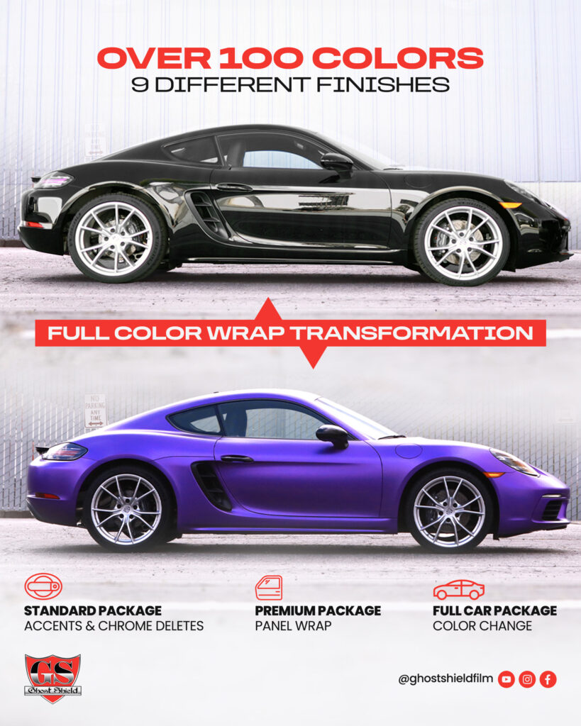 Paint Protection Film, Color Wraps in Thousand Oaks, Ventura County, CA