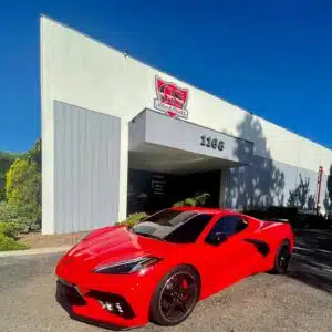 window tint red car