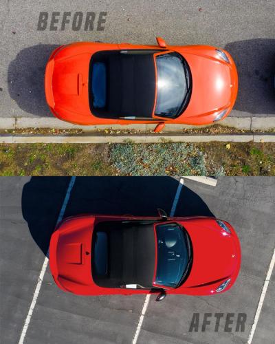 Color Transformation on Porsche